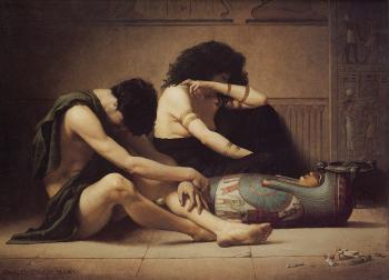 Charles Sprague Pearce : The Death of the First-Born
